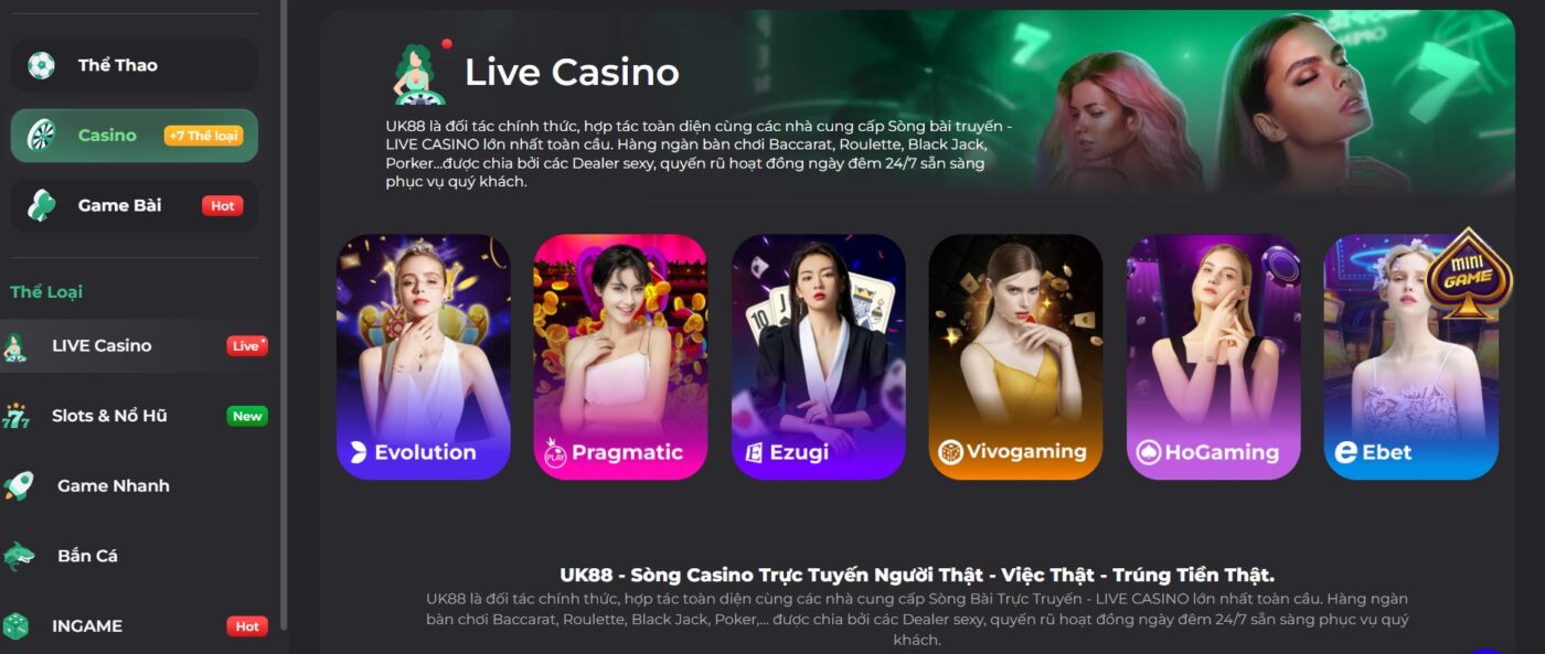Vài nét thông tin về Pragmatic trên Live Casino của UK88 Vài nét thông tin về Pragmatic trên Live Casino của UK88