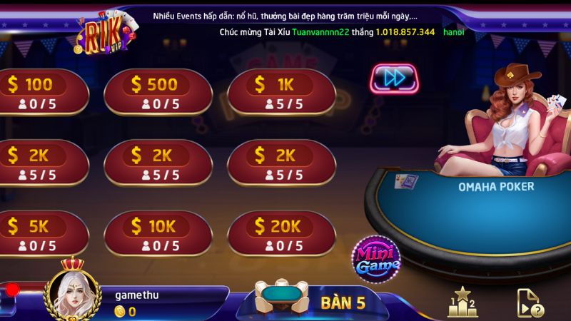 Giới thiệu game bài poker đổi thưởng Giới thiệu game bài poker đổi thưởng